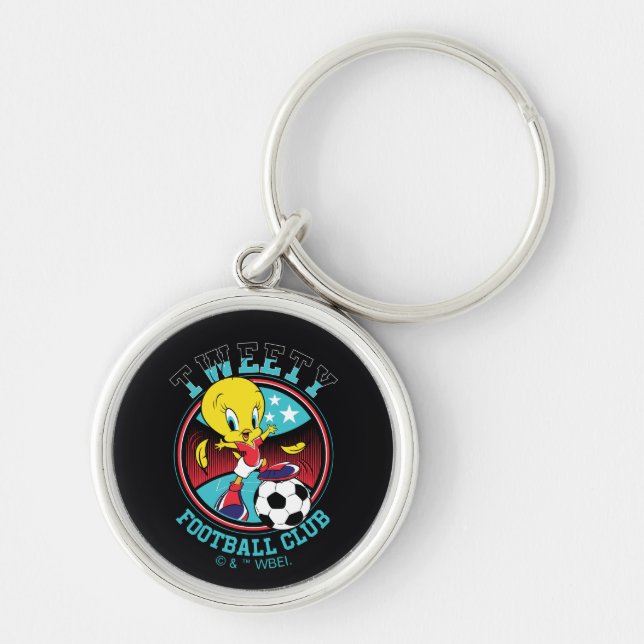 Porte-clés TWEETY™ Football Club Badge (Devant)