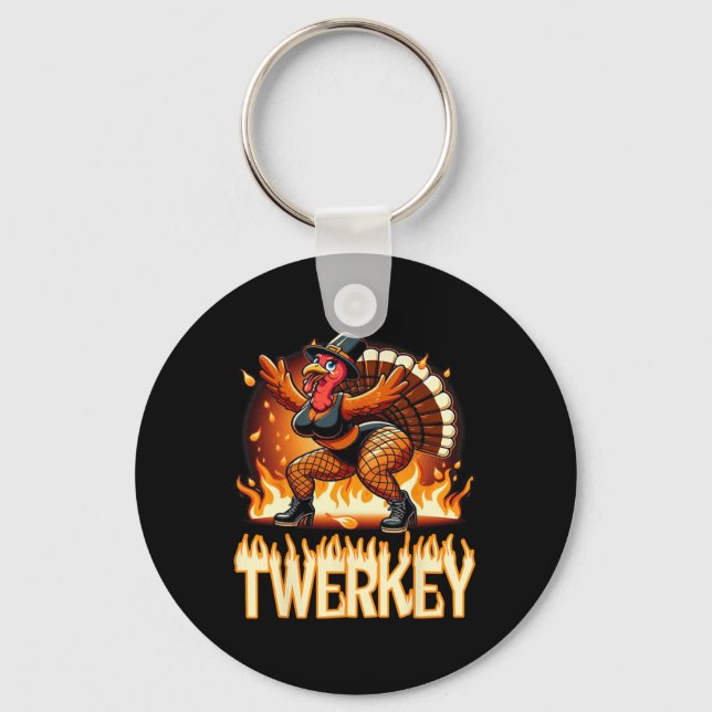 Porte-clés Twerkey Squad Twerner Danser Danseuse Drôle Turqui (Recto)