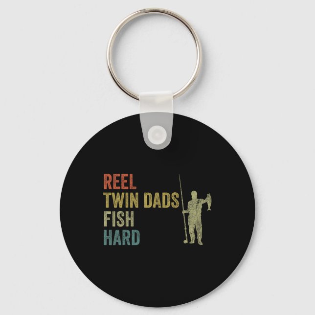 Porte-clés Twin Papa Fishing (Recto)