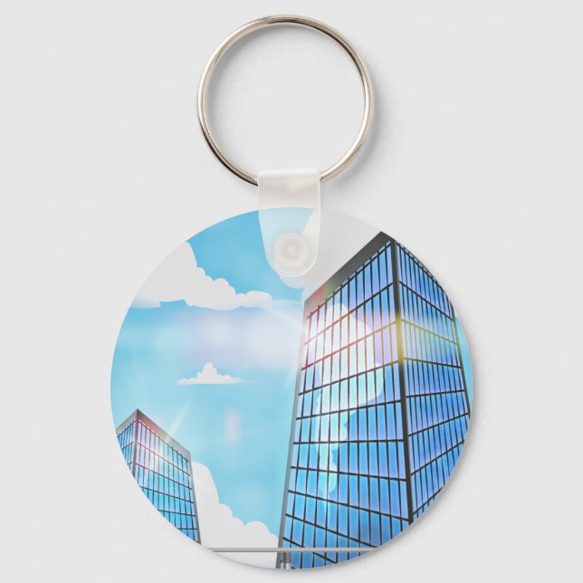 Porte-clés Twin Skyscrapers (Recto)