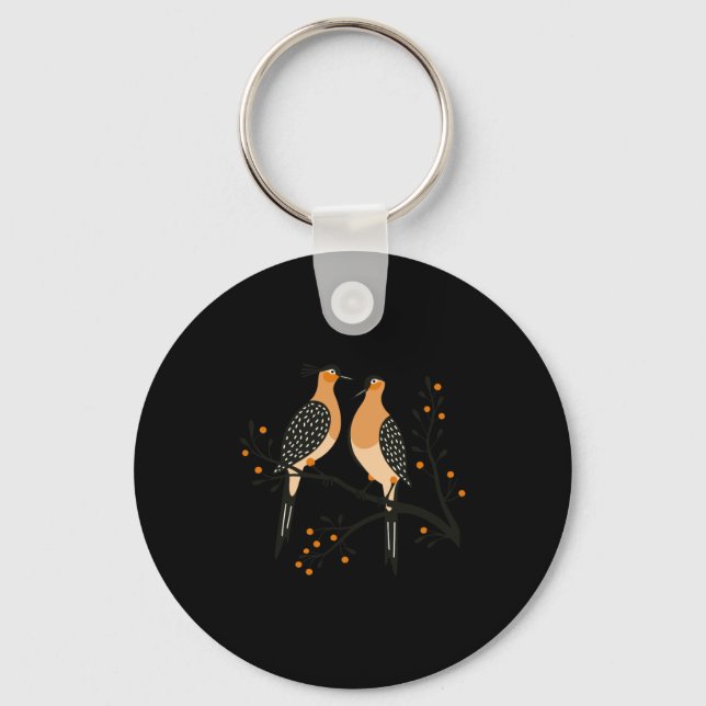 Porte-clés Two Turtle Doves Cut Out Stencil Retro Style 7 Bab (Recto)