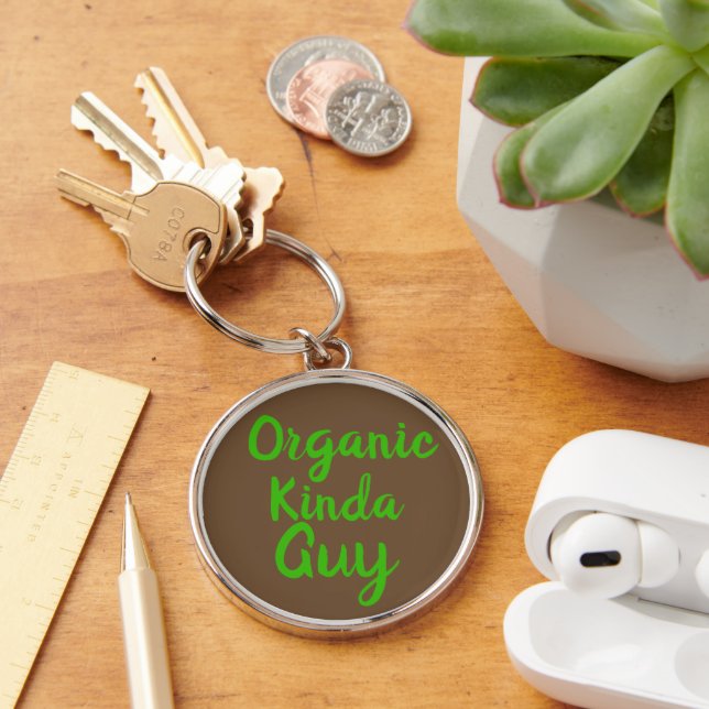 Porte-clés Type Bio Mécanique Vert Marron (Bureau)