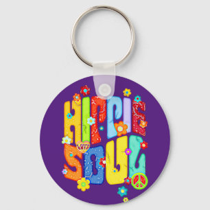 Porte-clés Typographie amusante - HIPPIE SOUL 1