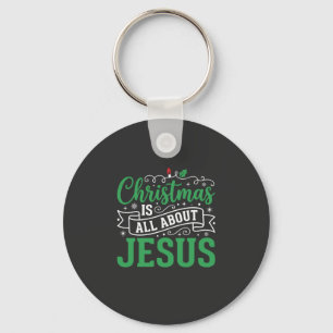 Porte-clés Typographie de Noël, tout est question de Jésus