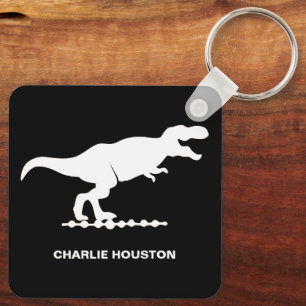 Porte-clés Tyrannosaurus Dinosaur Porte - clé de silhouette