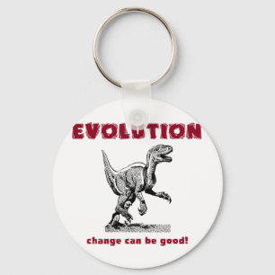 Porte-clés Tyrannosaurus Rex de dinosaure d'évolution