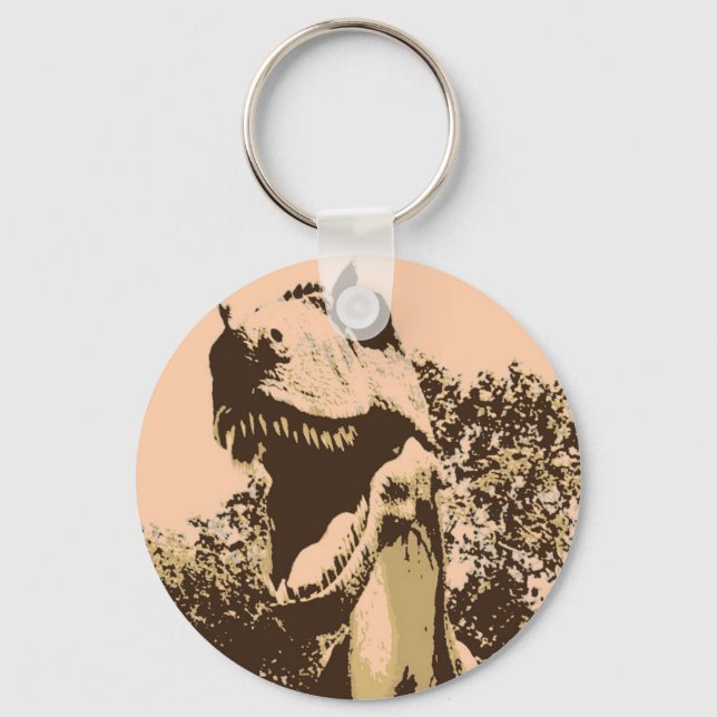 Porte-clés Tyrannosaurus Rex Pop Art (Recto)