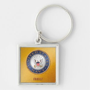 Porte-clés U.S. Porte - clé de carré de prime de famille de