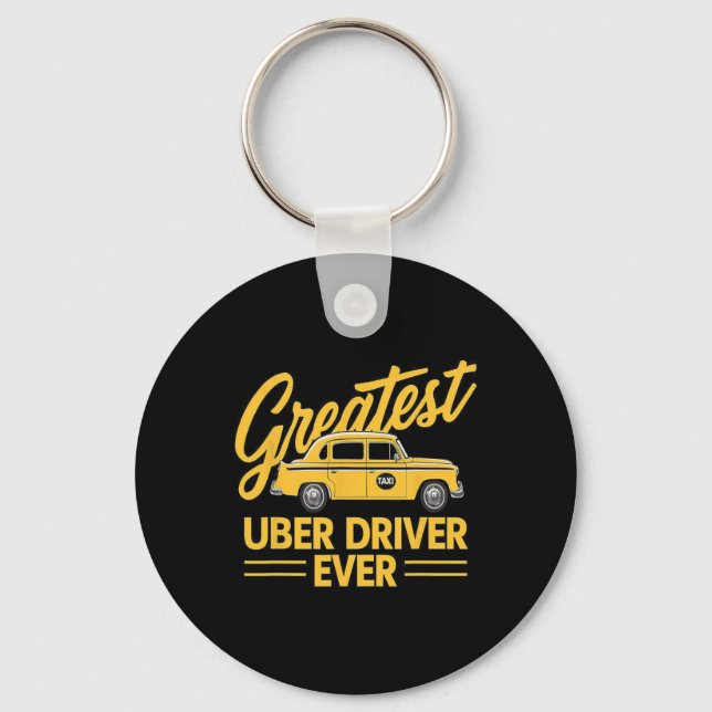 Porte-clés Uber Driver Ever Uber Driver Funny (Recto)
