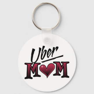 Porte-clés Uber Mom Red