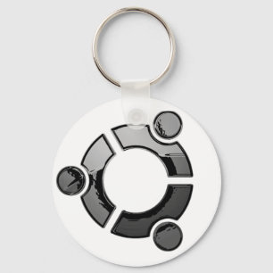 Porte-clés Ubuntu (chrome)