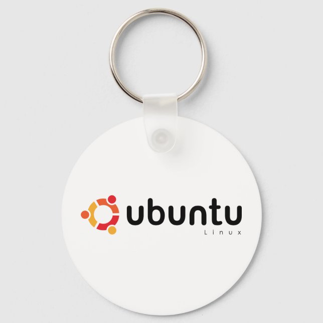 Porte-clés Ubuntu Linux Open Source (Recto)