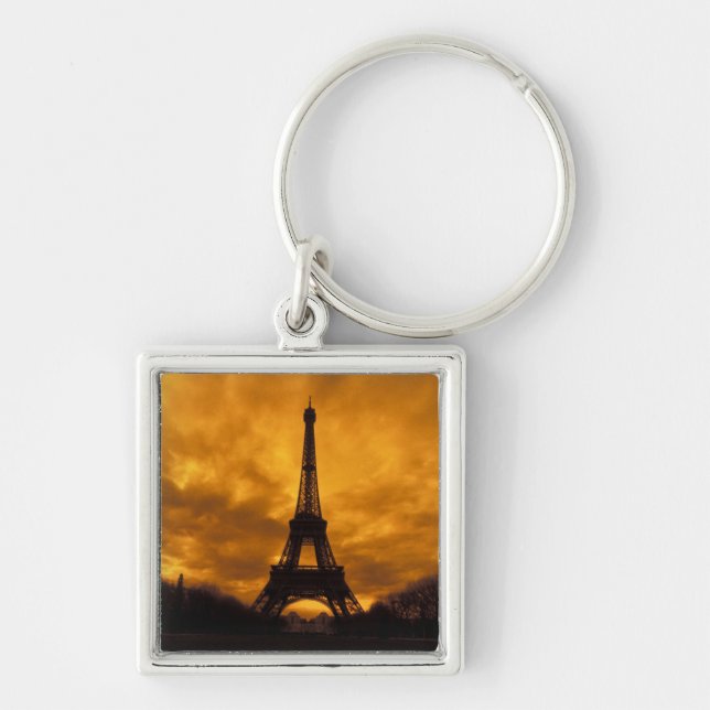 Porte-clés UE, France, Paris.  Tour Eiffel. (Devant)