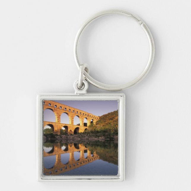 Porte-clés UE, France, Provence, Gard, Pont du Gard.2 (Devant)