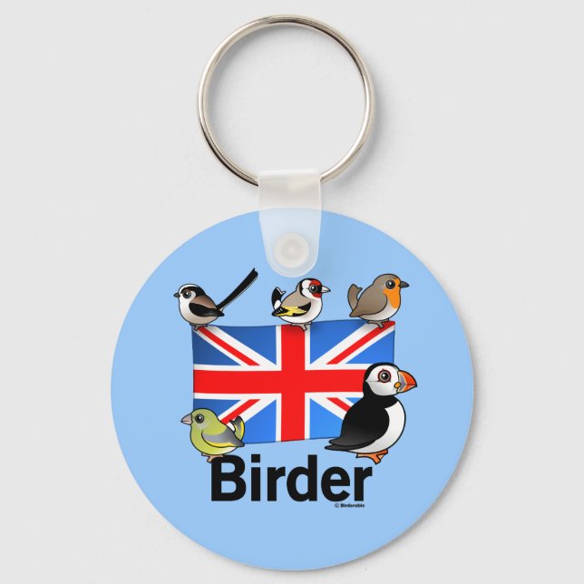 Porte-clés UK Birder (Recto)