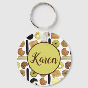 Porte-clés UK British Biscuits Shortbread Rich Tea Digestives