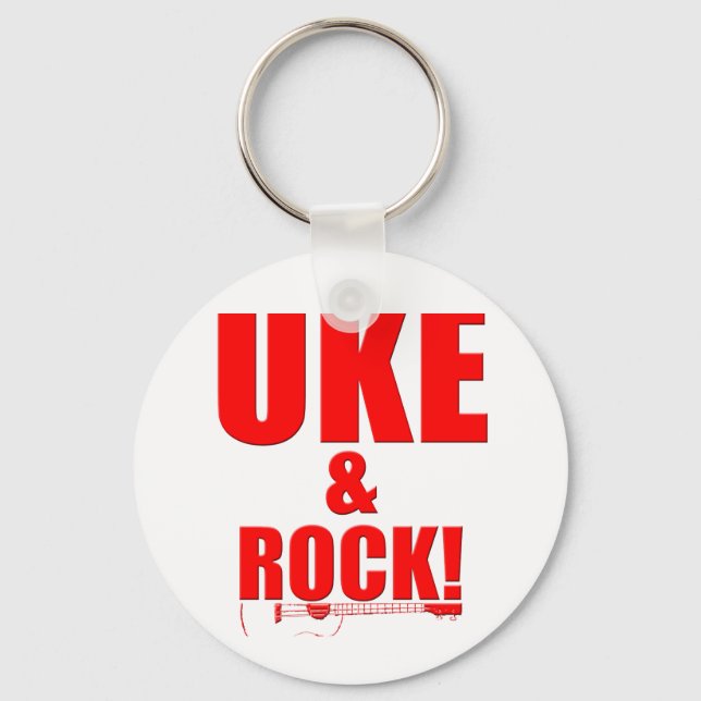 Porte-clés Uke & Rock (Recto)