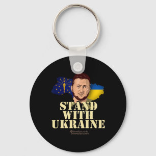 Porte-clés Ukraine Indiana Insigne de Chien Tryzub Zelensky S