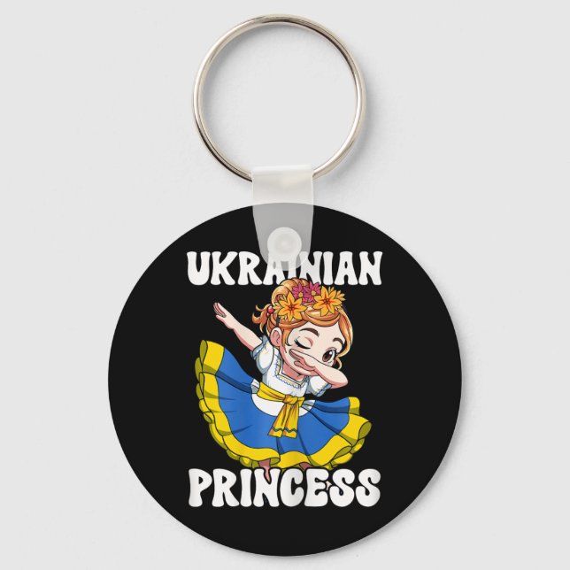 Porte-clés Ukraine Princesse ukrainienne  (Recto)