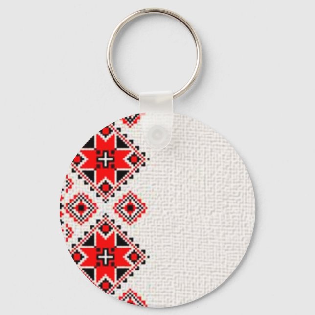 Porte-clés Ukrainian embroidery (Recto)