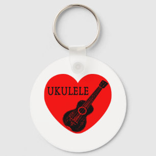 Porte-clés Ukulele Love