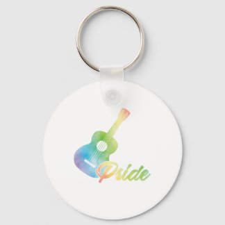 Porte-clés Ukulele Pride Uke Instrument Musique Guitare Cadea