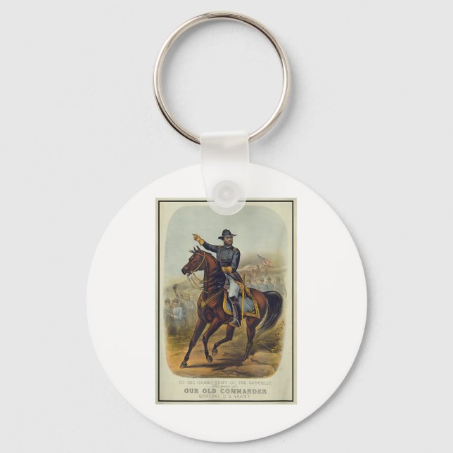 Porte-clés Ulysses S. Grant Sur Le Cheval (Recto)