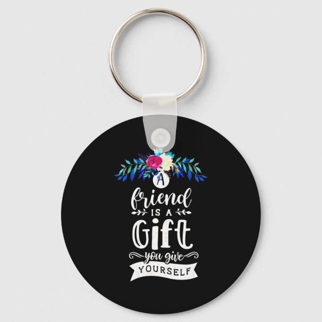 Porte-clés Un ami est un cadeau (Recto)