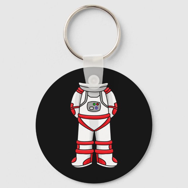 Porte-clés Un astronaute costume tête Cool Space Rocketman Ha (Recto)