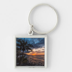 Porte-clés Un beau coucher de soleil