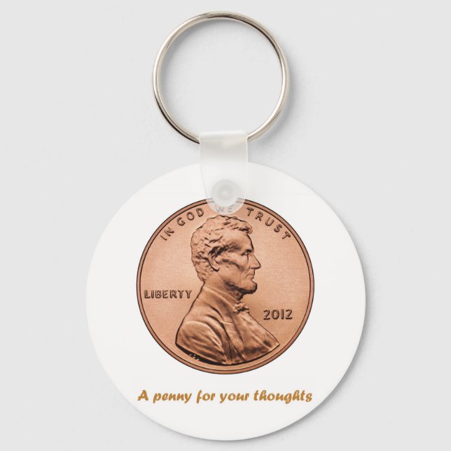 Porte-clés Un centime pour vos pensées (Recto)