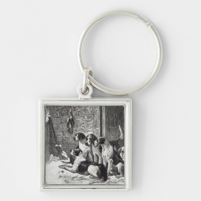 Porte-clés Un chant de Noël, de "heure de loisirs", 1888 (Devant)
