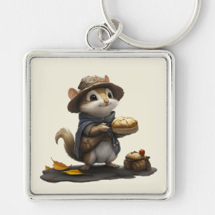 Porte-clés Un Chipmunk de l'ancien bloc