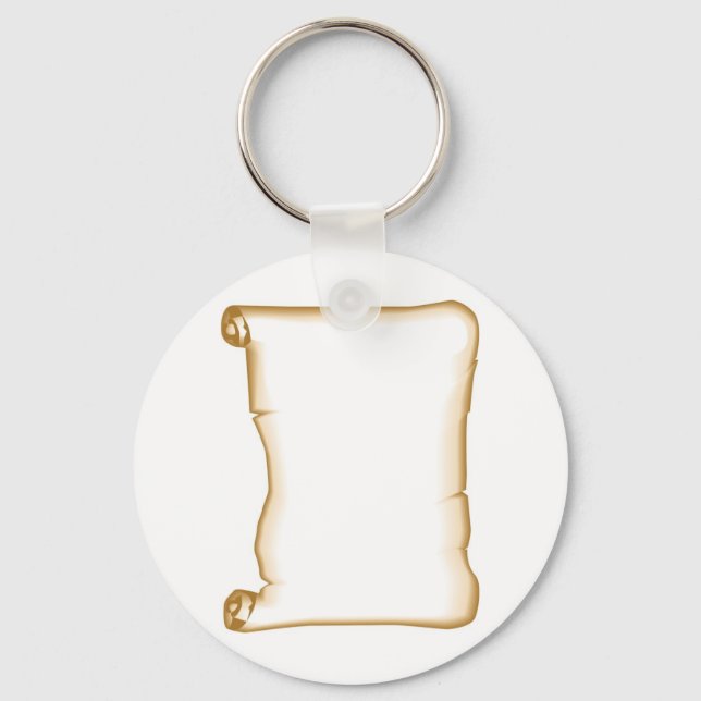 Porte-clés Un défilement de parchemin (Recto)