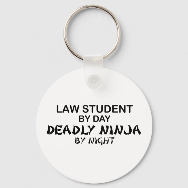 Porte-clés Un étudiant en droit meurt Ninja (Recto)