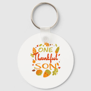 Porte-clés Un Fils Remerciant Chemise Famille Thanksgiving 20