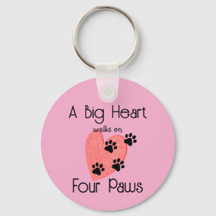 Porte-clés Un Grand Coeur marche sur quatre pattes - Cute Pet