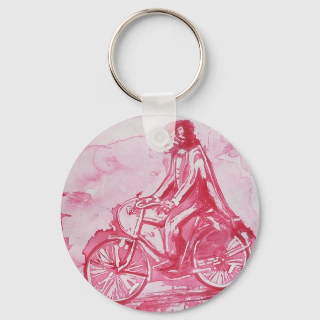 Porte-clés Un grand Porte - clé de loup rouge (Recto)