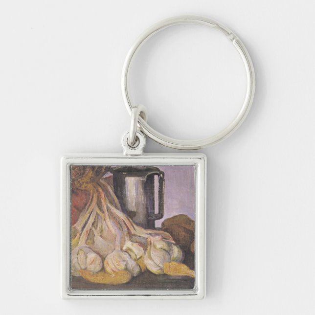 Porte-clés Un groupe d'ail et d'un étain Tankard (Devant)