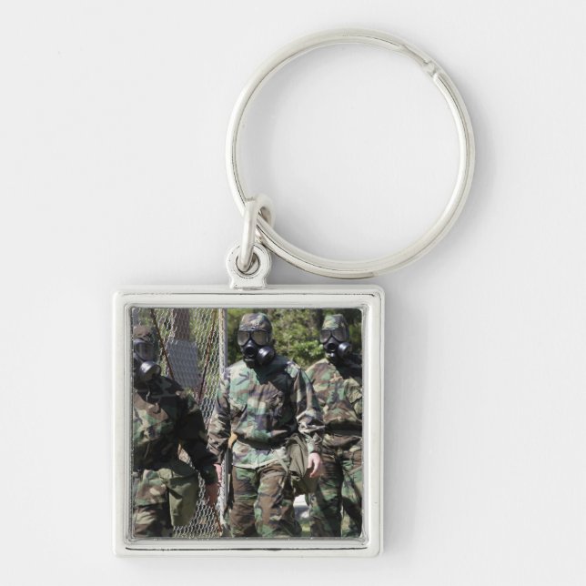 Porte-clés Un groupe de participants au Défi solaire (Devant)