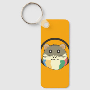 Porte-clés Un hamster ludique et drôle