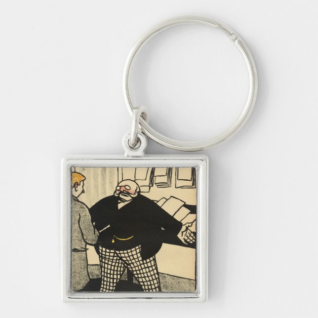 Porte-clés Un homme d'affaires et son client (Devant)