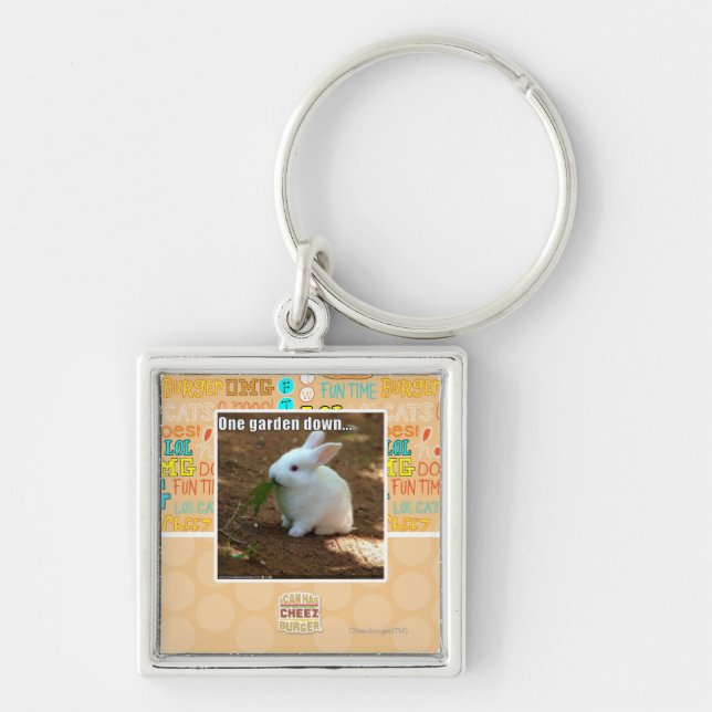 Porte-clés Un jardin Down� (Devant)