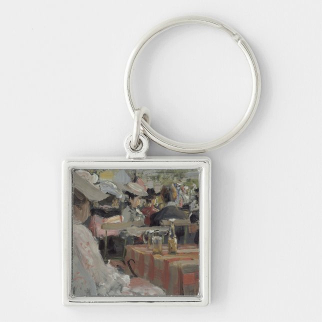 Porte-clés Un jardin Restaurant, 1906 (Devant)