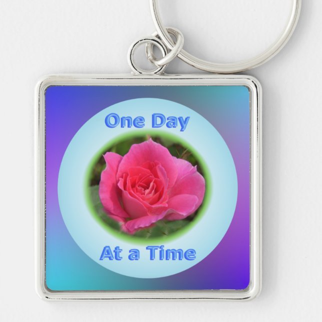 Porte-clés Un jour à la fois (Devant)