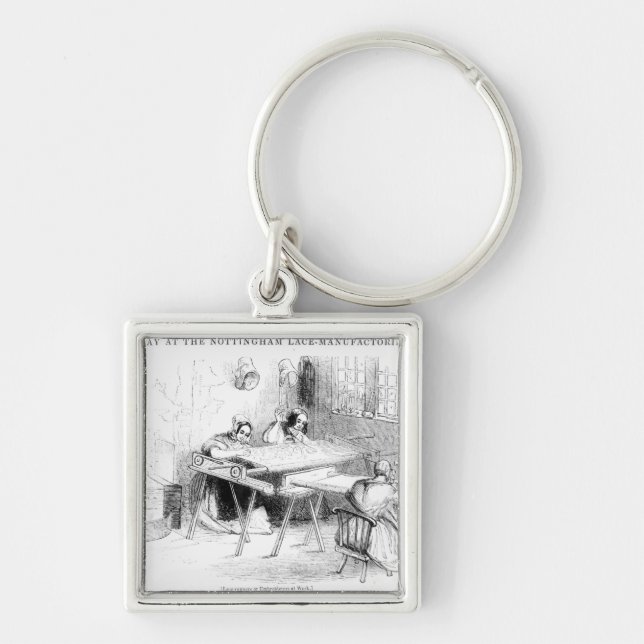 Porte-clés Un jour aux fabricants de dentelle de Nottingham (Devant)