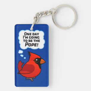 Porte-clés Un jour, je serai le pape !