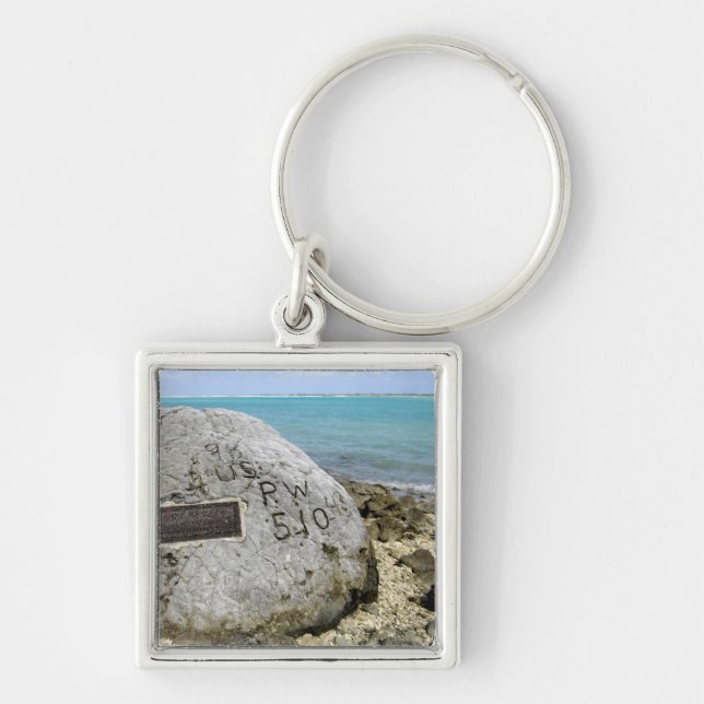 Porte-clés Un mémorial aux prisonniers de guerre sur Wake Isl (Devant)