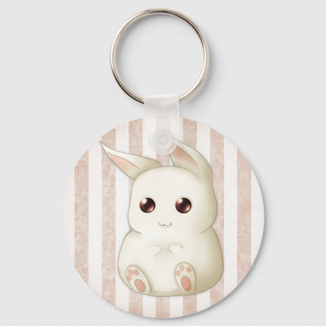 Porte-clés Un mignon lapin Kawaii Bunny (Recto)