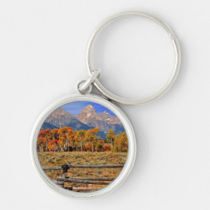 Porte-clés Un moment au Wyoming en automne